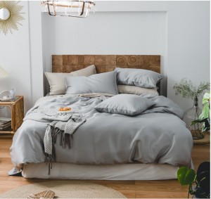Max Comfort - 純色100%天絲四件床單套裝(被套、床笠、枕套)